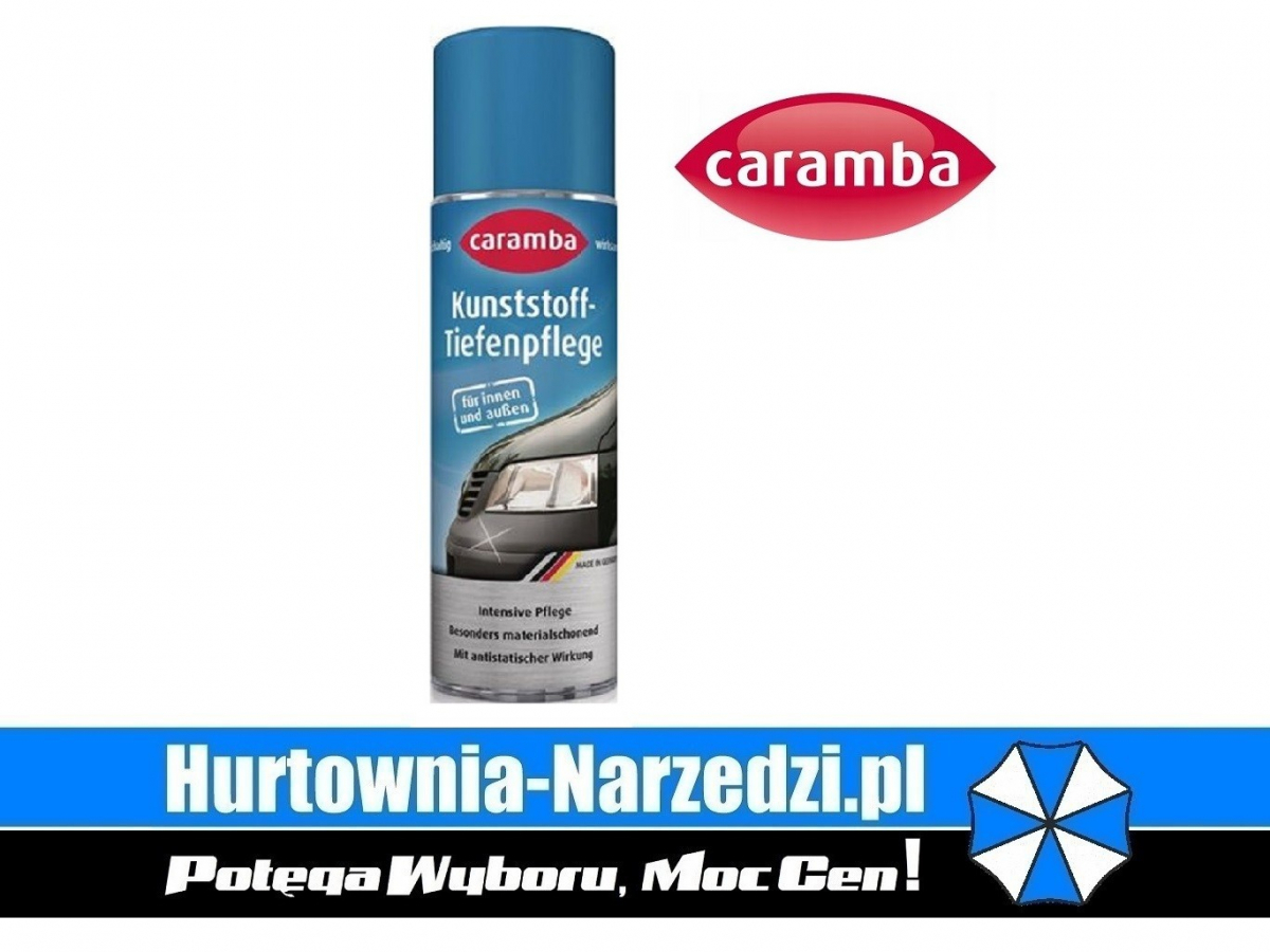 Preparat do głębokiej pielęgnacji plastiku 250 ml caramba 662913