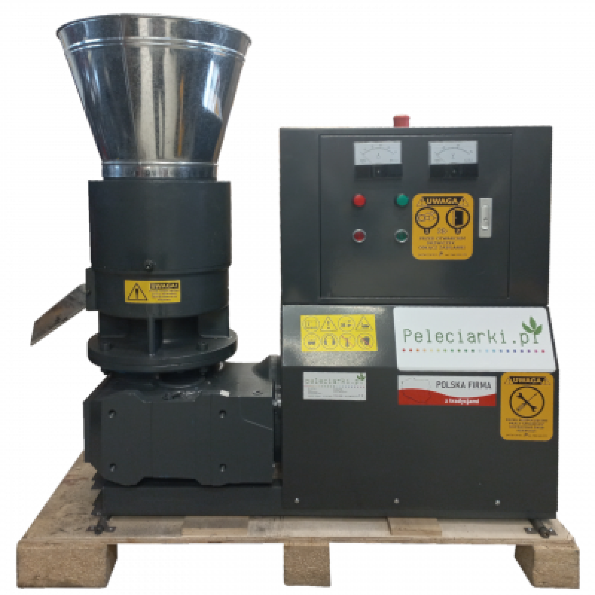 PELECIARKA 15 KW 3-ROLKOWA 220kg/h do materiałów twardych