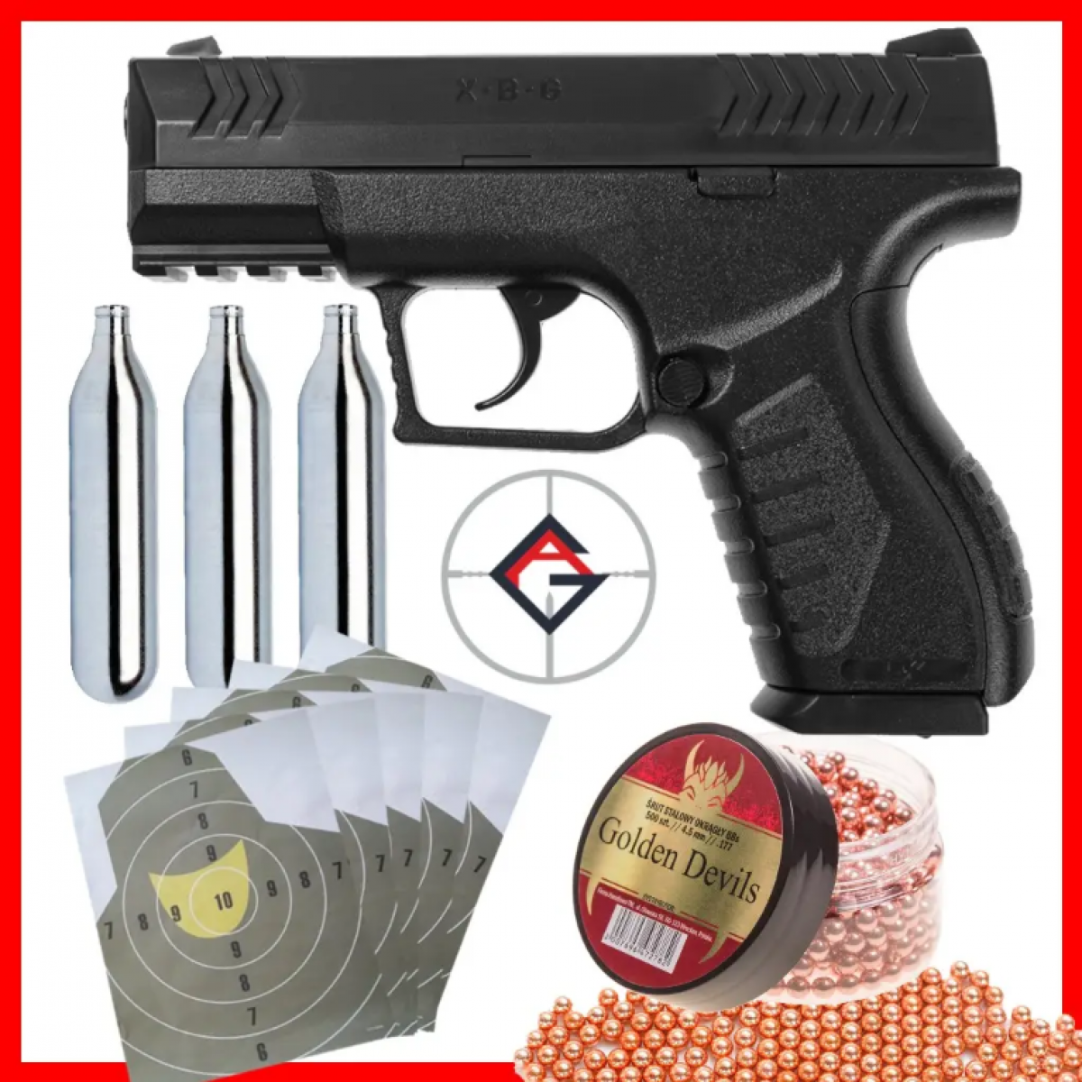 Wiatrówka Pistolet Co2 Umarex XBG + zestaw startowy (nowy)