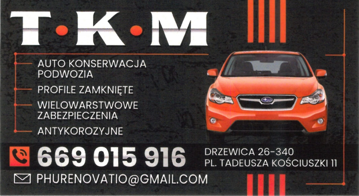 TKM - Konserwacja podwozia pojazdów