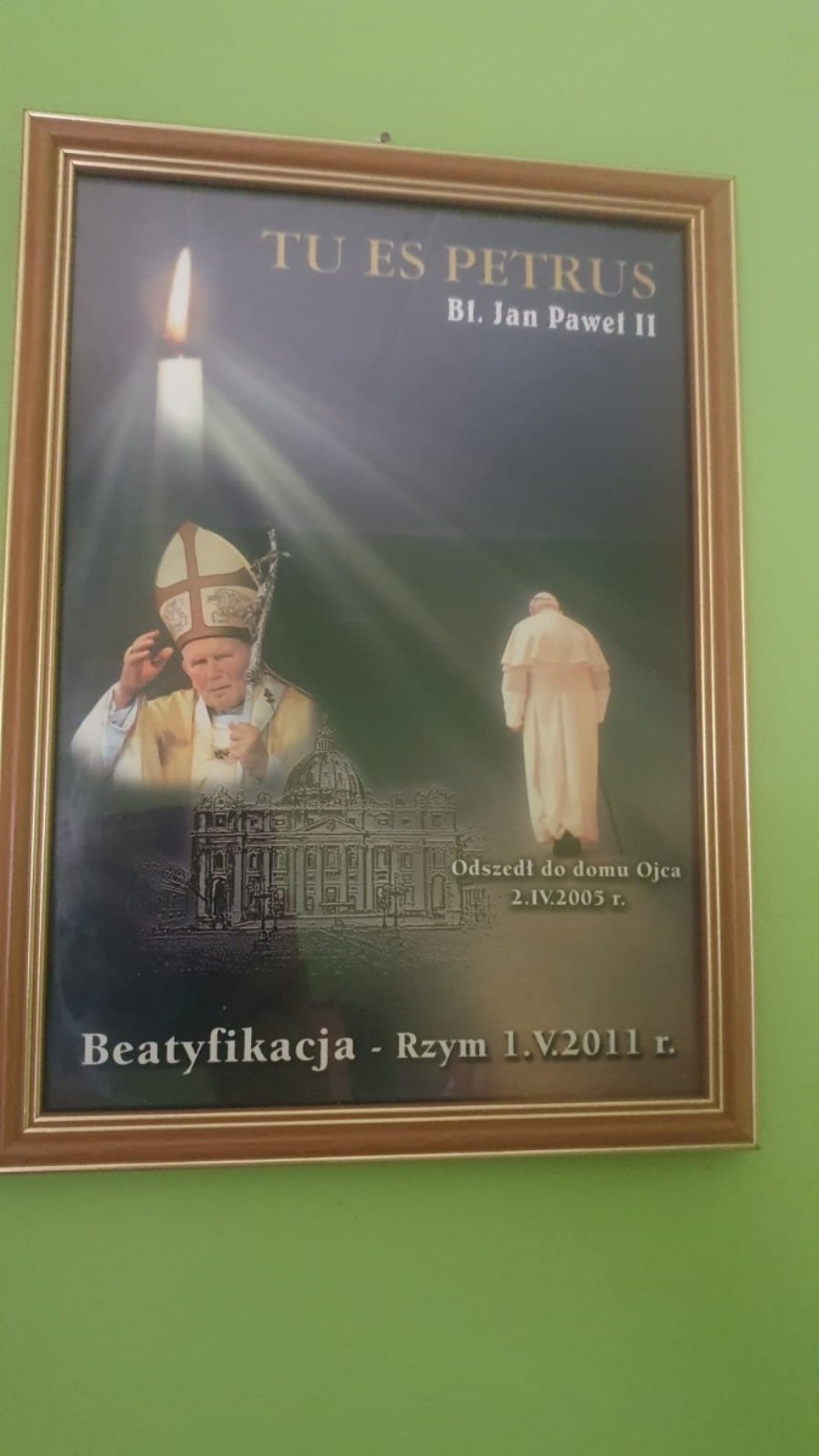 Obraz w ramie – Jan Paweł II – Beatyfikacja 2011, używany