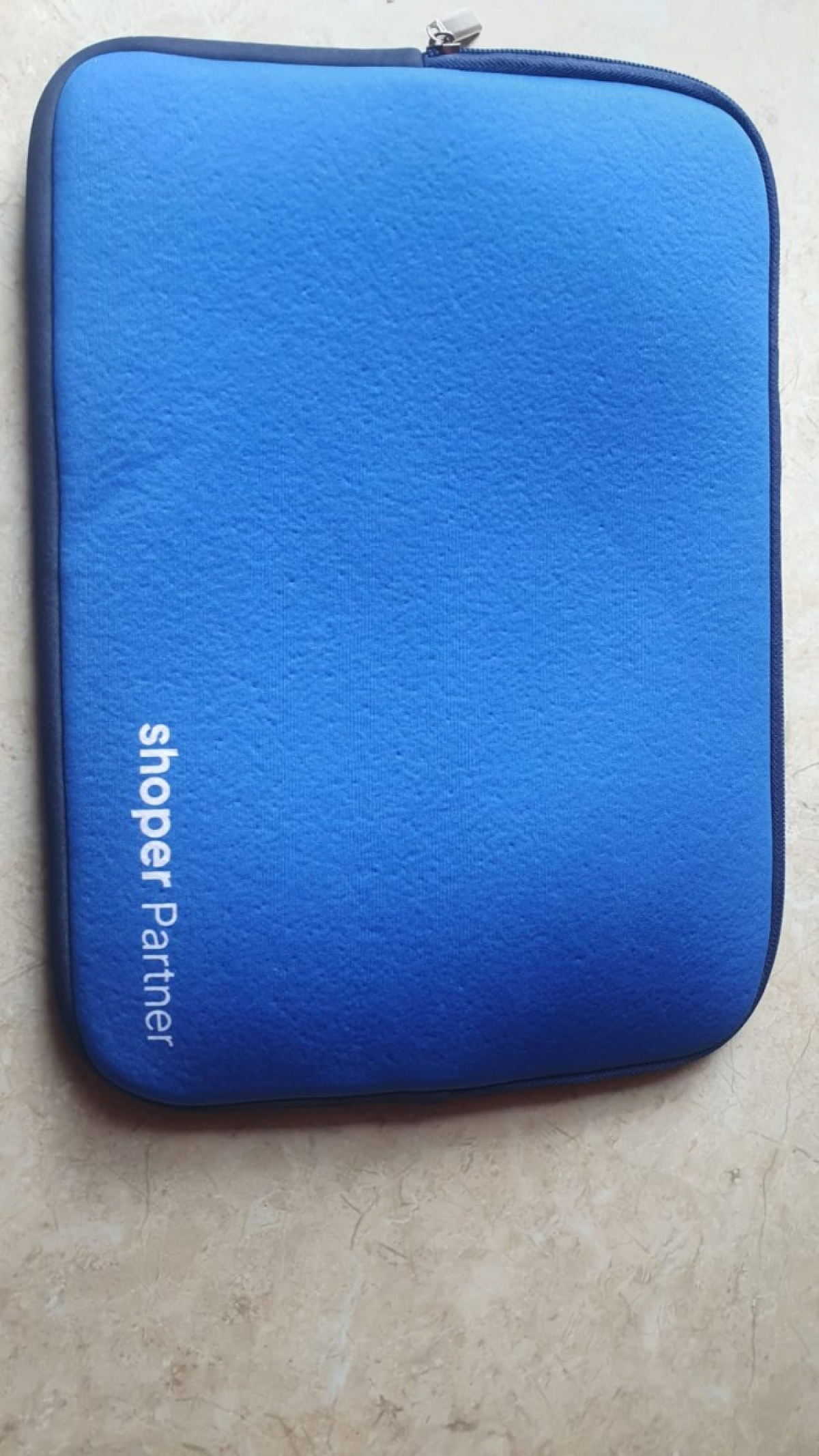 Nowy pokrowiec na laptopa, tablet Shoper – niebieski, zapinany na zamek