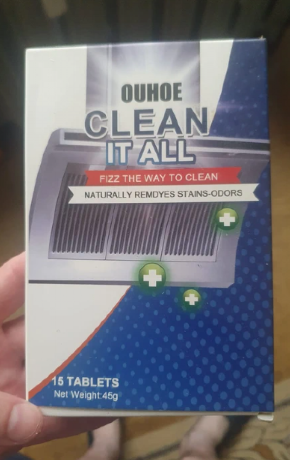 Tabletki czyszczące Ouhoe Clean It All – 15 sztuk (45g)