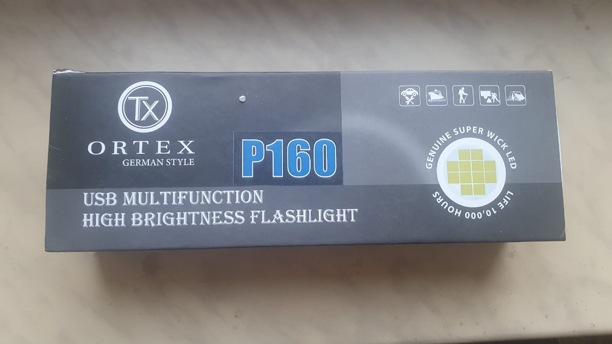 Latarka P160 Cree XHP160 – uszkodzona/ nie działą