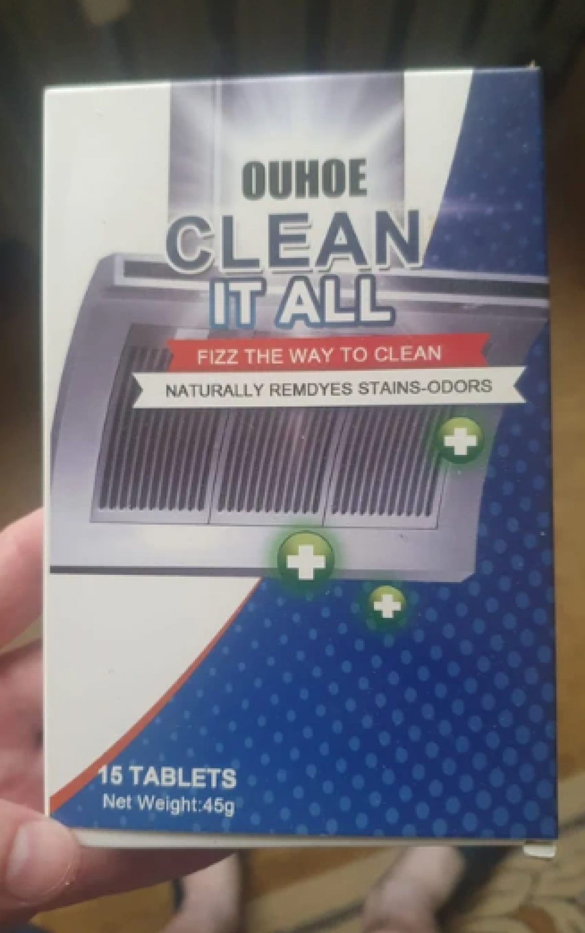 Tabletki czyszczące OUHOE CLEAN IT ALL – 15 sztuk (45g)