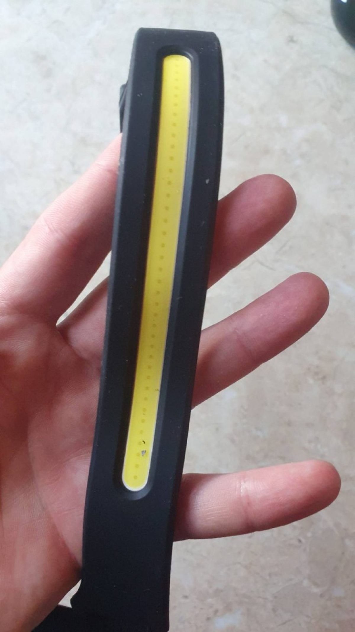 Latarka czołowa LED USB z czujnikiem ruchu, nie działa, używana, 350 lumenów, do naprawy