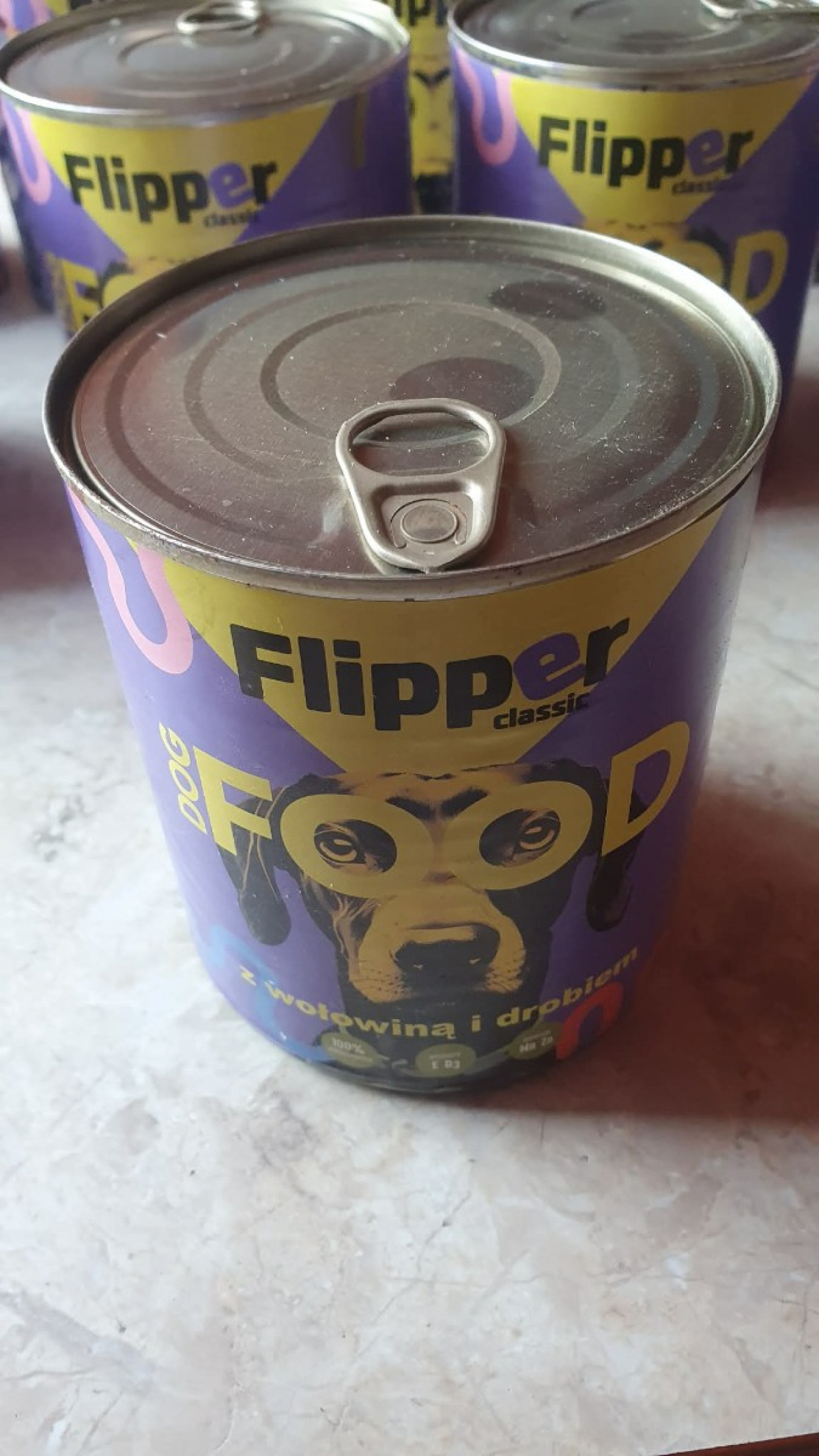FLIPPER CLASSIC – karma dla dorosłych psów – 13 puszek po 800 g